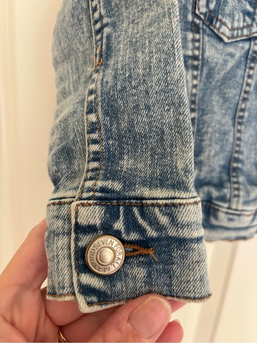 Girls 7 for all mankind toddler Jean jacket denim 2T